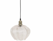 Atmosphera Závěsná lampa PHYLAS s květinovým skleněným stínidlem, O 27,5 cm