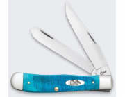 LionSteel Knives Zavírací nůž Case Trapper SS Caribbean Blue Bone