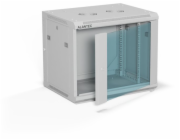 ALANTEC Regálová skříň 19" 9U 600x450, Šedý FLAT PACK