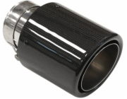 Poujoulat Koncovka tlumiče výfuku 114 mm, vstup 70 mm, lesklý karbon