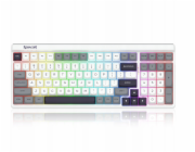 Redragon Klávesnice Garen Pro Redragon Manbo (Bezdrátová klávesnice Garen Pro K656WGB-RGB-PRO, šedá)