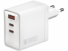 4smarts Kapesní 100W GaN nabíječka do zásuvky 2xUSB-C + U...