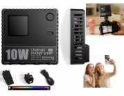 Ulanzi LED lampa 10W Video 1800k-9000k světlo pro fotoaparát telefonu / C10rgb Rgb