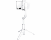 OEM Selfie tyč sada / držák selfie tyče s dálkovým ovládáním Bluetooth, stativ, GIMBAL, stabilizátor bílý SSTR-L08