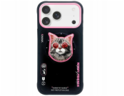 Nimmy Pouzdro Glasses Cool Cat MagSafe pro iPhone 17 Pro černé a růžové