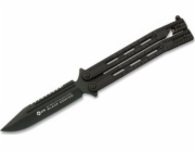 K25 Motýlí nůž K25 36214 Balisong černý univerzální
