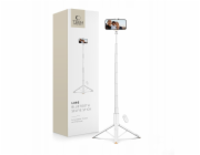 Tech-Protect Selfie tyč L09S Bluetooth, stativ, bílá