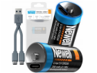 Newell Baterie NL4206 CR123A USB-C 700 mAh, 2 ks, blistr