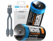 Newell Baterie NL4206 CR123A USB-C 700 mAh, 2 ks, blistr