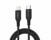 ForCell Kabel USB-C na Lightning F-Energy PD 3A 27W silikonový 1 m C346 černý