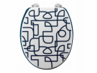 Douceur d`Interieur Záchodové sedátko LABYRINTHE, MDF, 37...