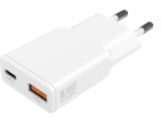 4smarts 4smart Netzladegerät PDPlug Slim Duos 30W GaN USB-C+USB-A