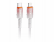 ForCell Kabel USB-C na Lightning F-Energy PD 3A 27W Gradient 1 m C356 bílý