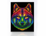 DIAMOND DOTZ DOSPĚLÉ PLACKY NEON WOLF