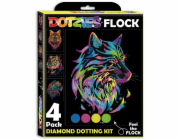DIAMOND DOTZ DOSPĚLÍ FLOCKED WILD NEON