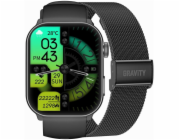 Gravity Pánské chytré hodinky GT28-1 s řemínkem a náramkem, černé