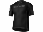 RockBros Cyklistický dres s krátkým rukávem XXXL - černý
