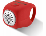 Elektronický zvonek na kolo RockBros v silikonovém pouzdře - červený ROCKBROS