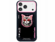 Nimmy Pouzdro Glasses Cool Cat MagSafe pro iPhone 17 černé a růžové