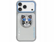 Nimmy Pouzdro Glasses Cool Dog MagSafe pro iPhone 17 šedé