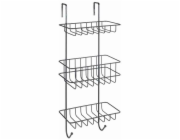 Wenko Koupelnová police pro zavěšení sprchového koutu REVIGIO, 3 úrovně, WENKO