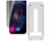 Adidas Tvrzené sklo 3MK HardGlass Max Privacy s aplikátorem pro Apple iPhone 16 Pro Max