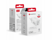 ForCell Nabíječka telefonu F-Energy Mini GaN III 2 x USB C PD QC4.0 45W VT-36B bílá