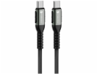 ForCell Kabel USB-C - USB-C 0,25 m černý