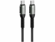 ForCell Kabel USB-C - USB-C 0,25 m černý