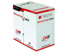 Techly Kroucená dvojlinka Cat6 UTP, 305 m, 100% CU, šedá