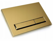 KKPOL KK-POL splachovací tlačítko M08, hnědá zlatá chromová lesklá 350/PPZ/044-00-00