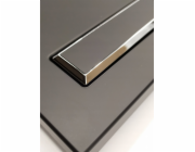 KK-Pol Splachovací tlačítko V1-M08 SPP/091/0/K ( 350/PPC/090-00-00 ) OBDÉLNÍKOVÉ TLAČÍTKO PRO RÁM AQUAFIORI ČERNÝ MAT TLAČÍTKO ČERNÝ MAT // DLP.K.AQUAFIORI-V1/CMC