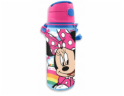 KIDS Hliníková láhev na vodu Minnie Mouse s náustkem 600 ml / MN30015