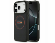 Red Bull Kryt Meshed MagSafe s červenými kroužky a kovovými knoflíky pro iPhone 17 Pro v tmavě modré barvě