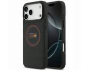 Red Bull Kryt Meshed MagSafe s červenými kroužky a kovovými knoflíky pro iPhone 17 Pro Max v tmavě modré barvě