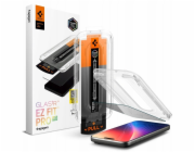 Spigen Ochranné pouzdro Glass TR EZ Fit Pro HD (Privacy) 1 balení, průhledné - iPhone 17/16 Pro / 17