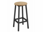 Leobert Barová židle - dub sonoma / černé nohy