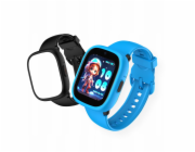 NoName Chytré hodinky GPS Wifi 4G Sim Sos pro děti / Kidoboo / K3 Watchme Gen2 / Kblgk3g2bb / Modrá / Černá