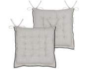 NoName Polštář na židli, s úvazy, HELIOS, 38 x 38 cm