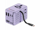 Verbatim Cestovní adaptér EU/UK/US GaN 2xUSB-C/2xUSB-A/1x...