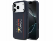 Red Bull Silicone Vertical Logo MagSafe Zadný Kryt pre iPhone 17 Pro modrý