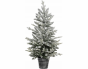 Fééric Lights and Christmas Umělý vánoční stromek v květináči pokrytý sněhem, 100 cm