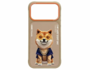 Nimmy Pouzdro Glasses Cool Dog pro iPhone 17 Pro Max béžové