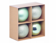 Atmosphera Sada vánočních ozdob, 10 cm, 4 kusy