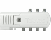 Televes Malý domácí zesilovač LTE700-Ready, 1 vstup - 6 výstupů
