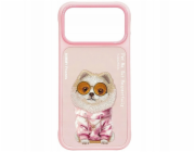 Nimmy Kryt Glasses Cool Dog pro iPhone 17 Pro růžový