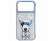 Nimmy Pouzdro Cool&Cute 2.0 se psími motivy pro iPhone 17 Pro Max, šedé