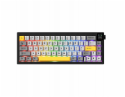 Ajazz Mechanická herní klávesnice AK650 Dream Weaver Switch - černá-šedá-žlutá - 3 modely - s RGB podsvícením