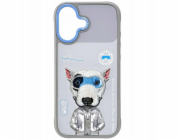 Nimmy Pouzdro Cool&Cute 2.0 s motivem psa pro iPhone 17 šedé