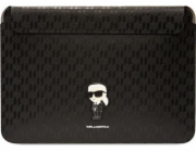 Karl Lagerfeld kabelka KLCS14SAKHPKK 14 černá saffiano monogram Ikonik